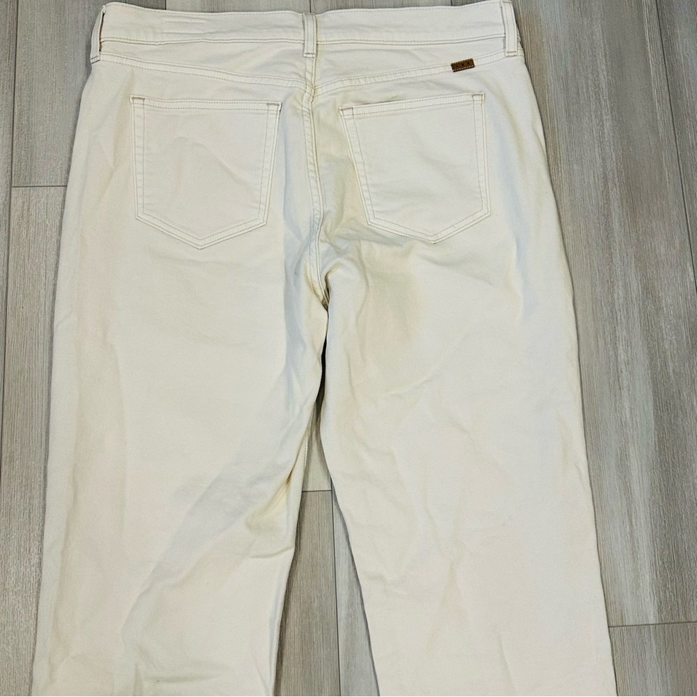 AYR Women's Straight Leg Jeans in Cream - Picture 8 of 11